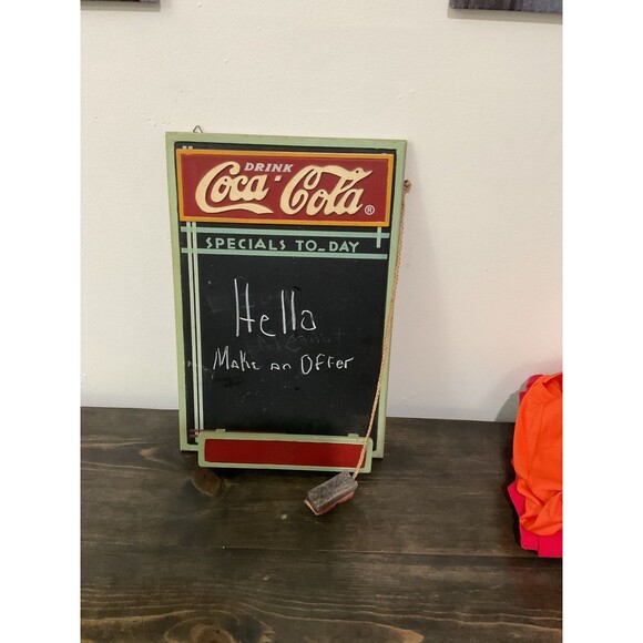 Coca Cola Other - Vintage Coca-Cola Chalkboard Sign